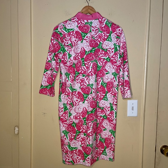 Brooks Brothers Pink and Green Floral Dress - Picture 3 of 7
